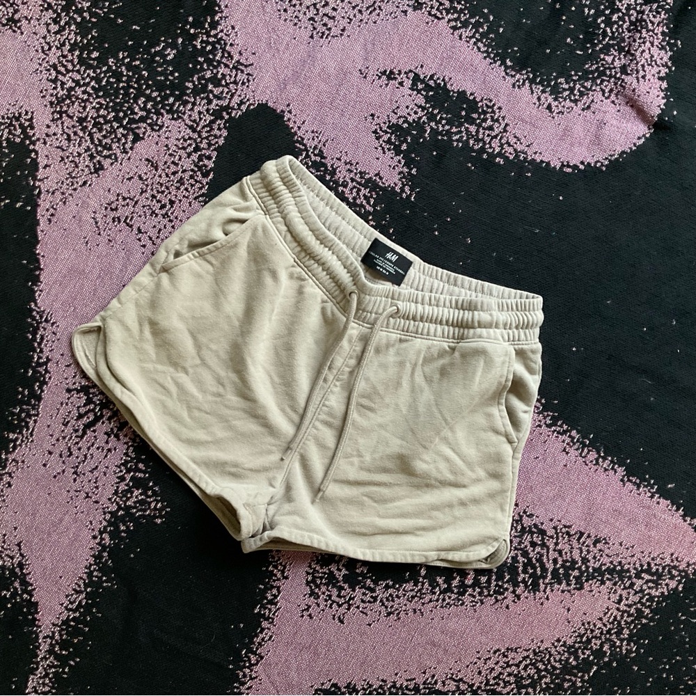 H&M Tan Sweat Shorts